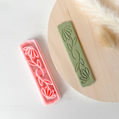 Double Daisy Bookmark Clay Cutter - June 2025 Launch