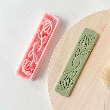 Double Daisy Bookmark Clay Cutter - June 2025 Launch