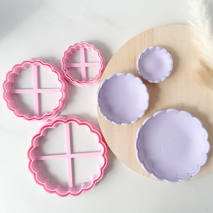 Border Scalloped Trinket Dish - Clay Cutter - June 2025 Launch