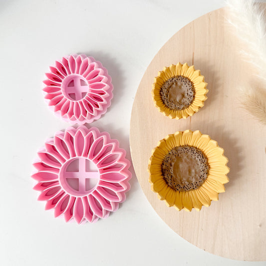 Sunflower Trinket Dish Clay Cutter - June 2025 Launch