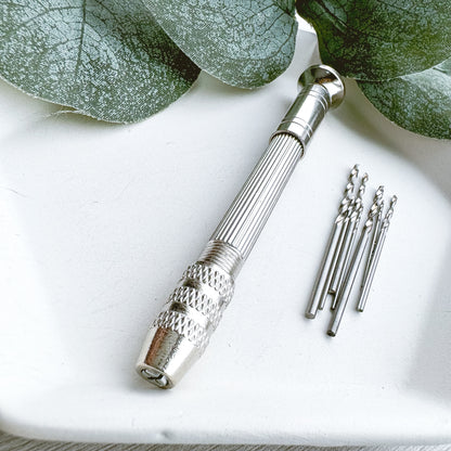 Hand Drill and Bit Pieces