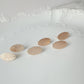 Hammered Slim Oval Stud Finding - 10 PIECES - December 2023