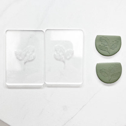 Leafy Plant Acrylic Tile
