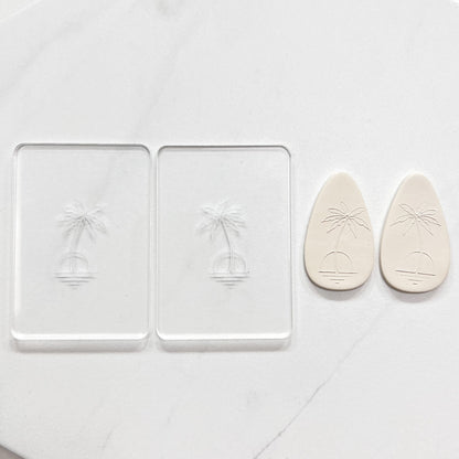 Palm Tree Acrylic Tile