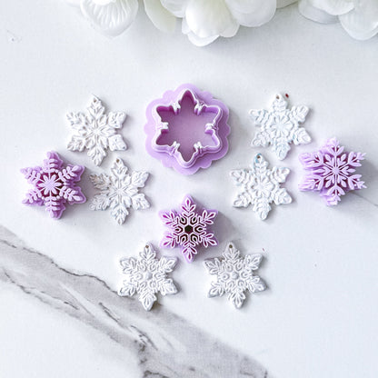 Snowflake Cutter + 3 Matching Stamps - September 2025 Launch