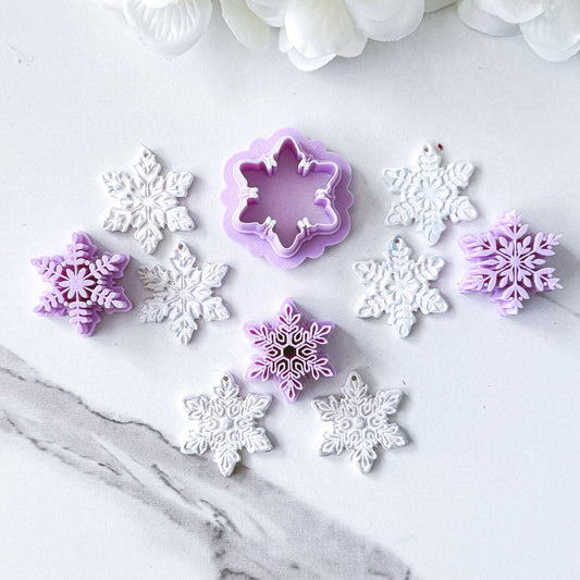 Snowflake Cutter + 3 Matching Stamps - September 2025 Launch