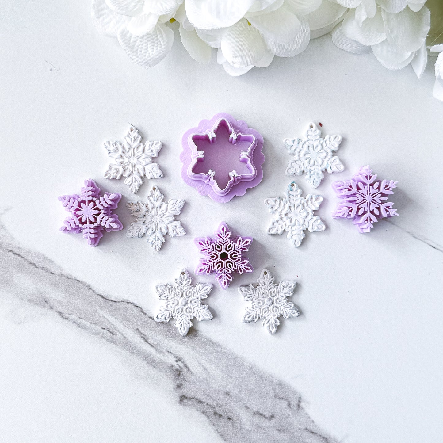 Snowflake Cutter + 3 Matching Stamps - September 2025 Launch