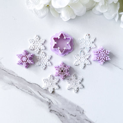 Snowflake Cutter + 3 Matching Stamps - September 2025 Launch