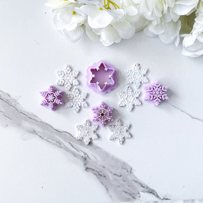 Snowflake Cutter + 3 Matching Stamps - September 2025 Launch
