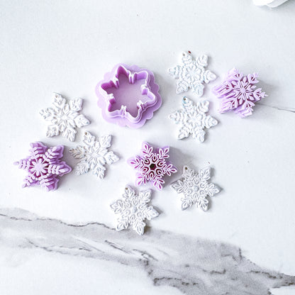 Snowflake Cutter + 3 Matching Stamps - September 2025 Launch