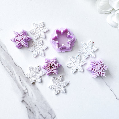 Snowflake Cutter + 3 Matching Stamps - September 2025 Launch
