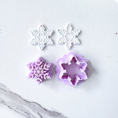 Snowflake Cutter + 3 Matching Stamps - September 2025 Launch