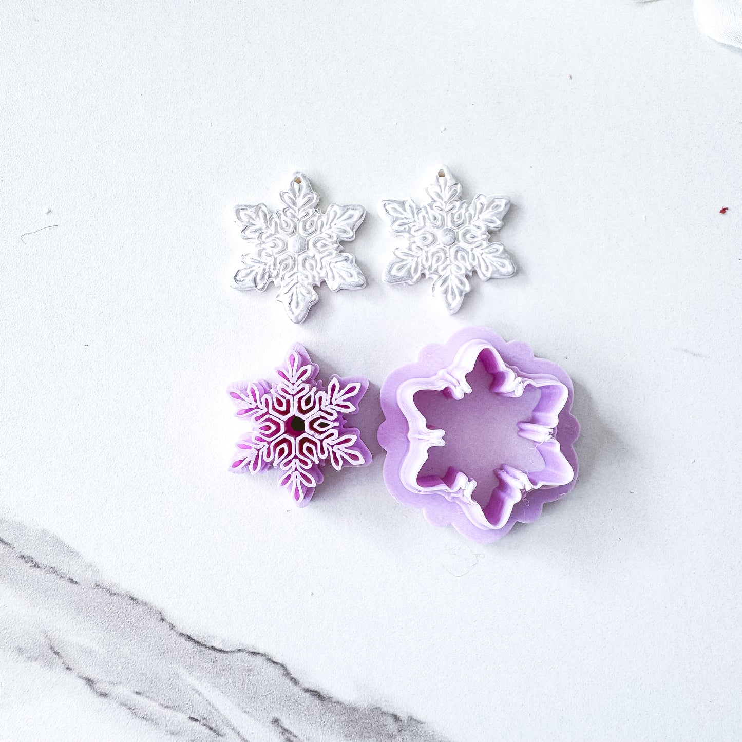 Snowflake Cutter + 3 Matching Stamps - September 2025 Launch