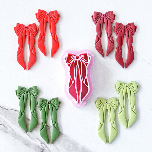 Darling Ribbon Bow Long Clay Cutter - September 2025 Launch