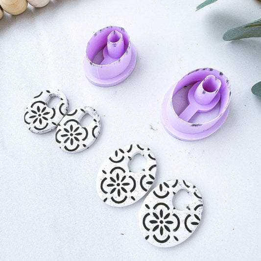 Oval Drum Thin Hoop/CJR Dangle Clay Cutter - February 2026 Launch