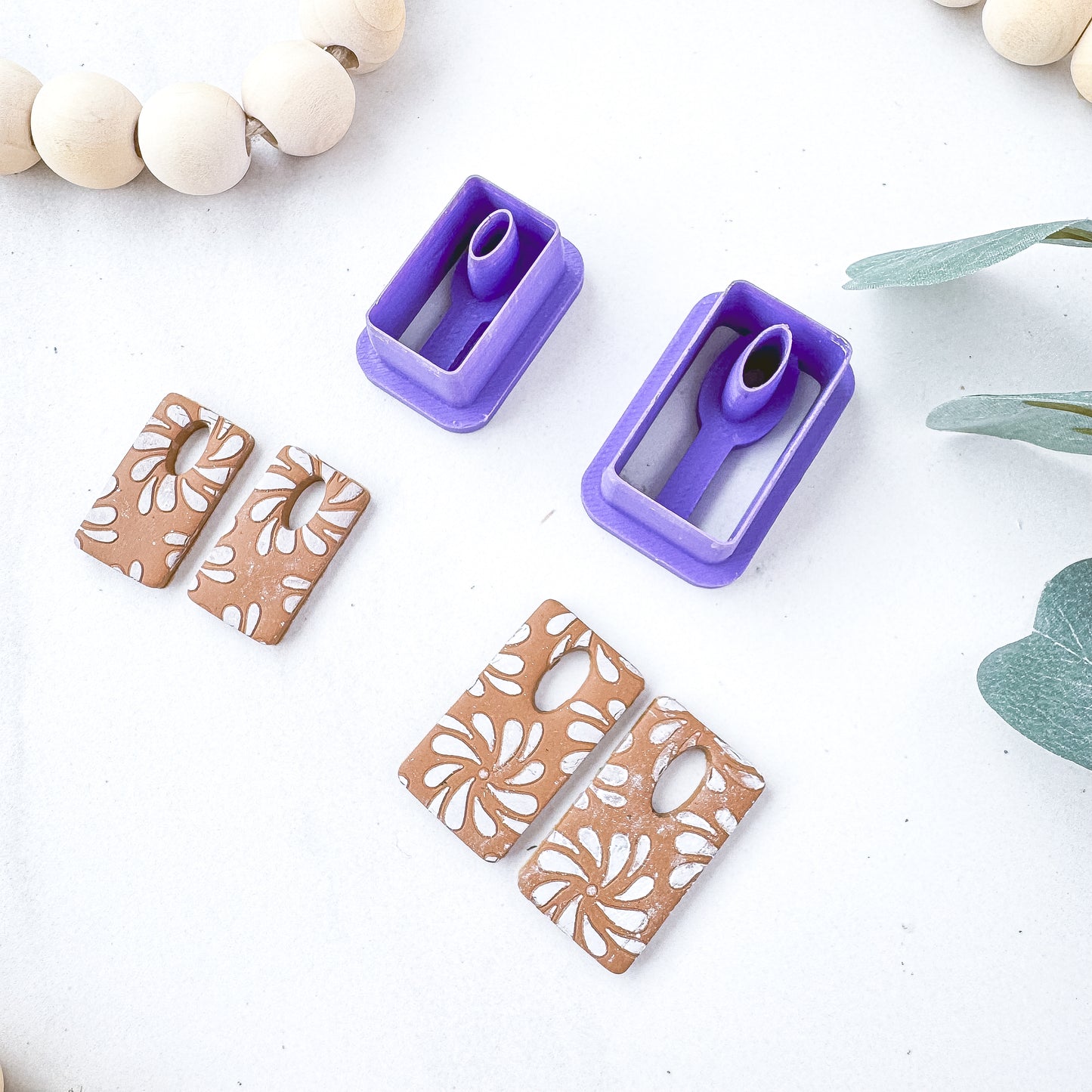 Rectangle Thin Hoop/CJR Dangle Clay Cutter - February 2026 Launch