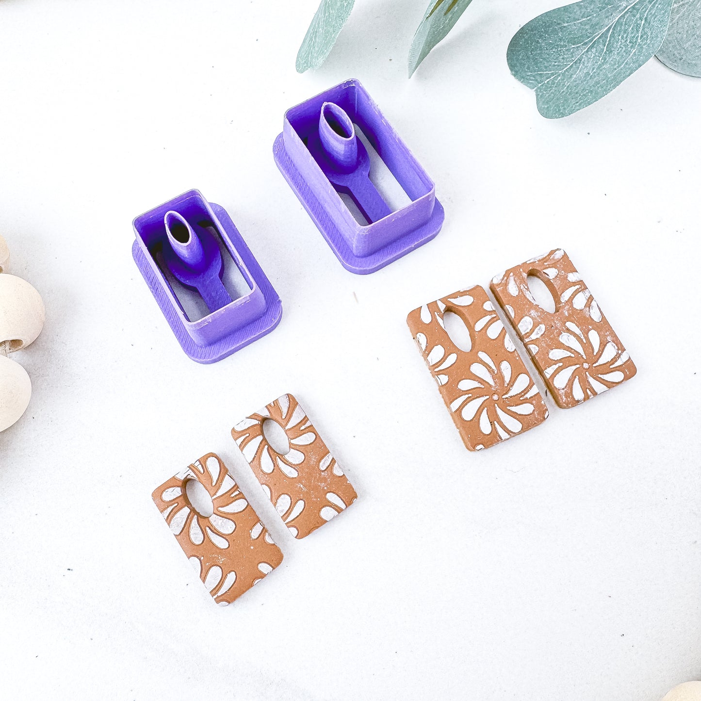 Rectangle Thin Hoop/CJR Dangle Clay Cutter - February 2026 Launch