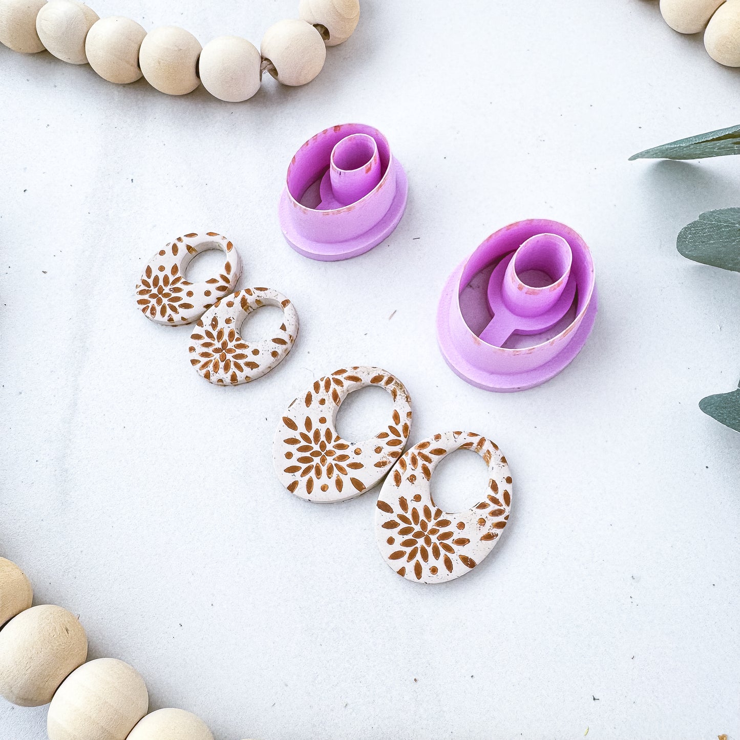 Oval LG Hoop/CJR Dangle Clay Cutter - February 2026 Launch