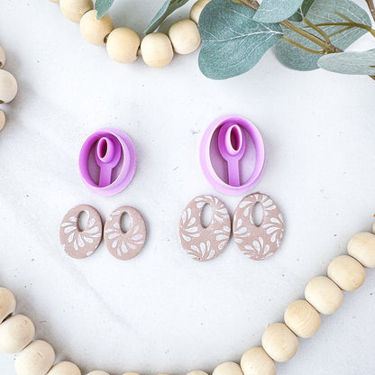 Oval Thin Hoop/CJR Dangle Clay Cutter - February 2026 Launch