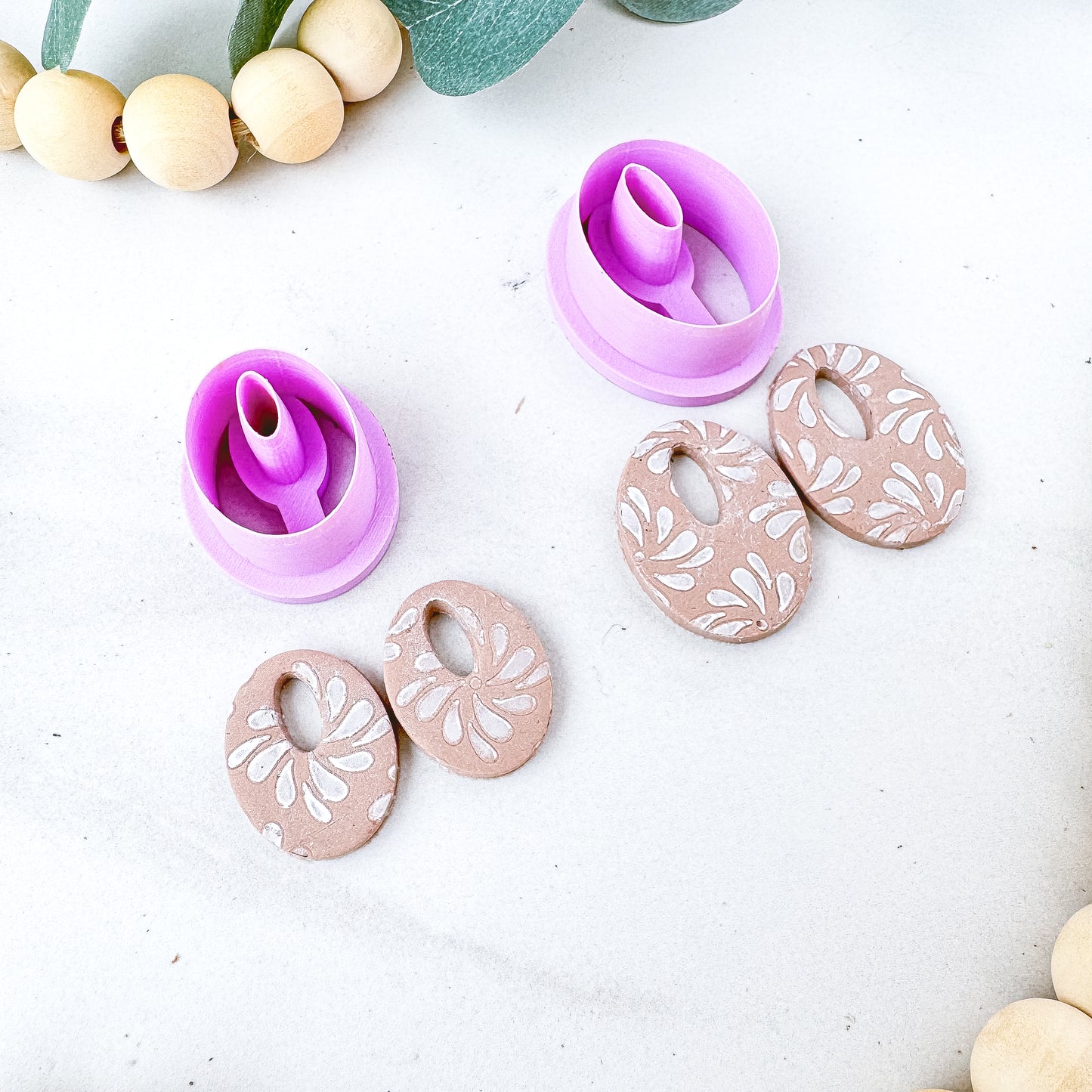 Oval Thin Hoop/CJR Dangle Clay Cutter - February 2026 Launch