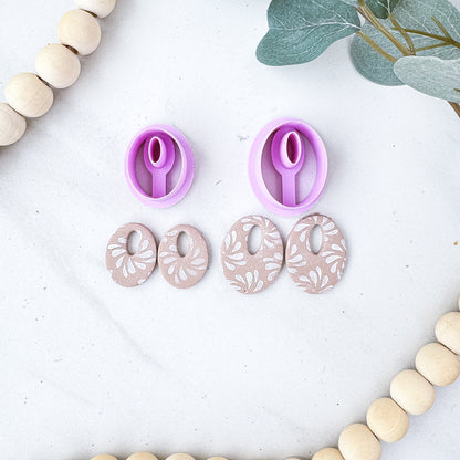 Oval Thin Hoop/CJR Dangle Clay Cutter - February 2026 Launch