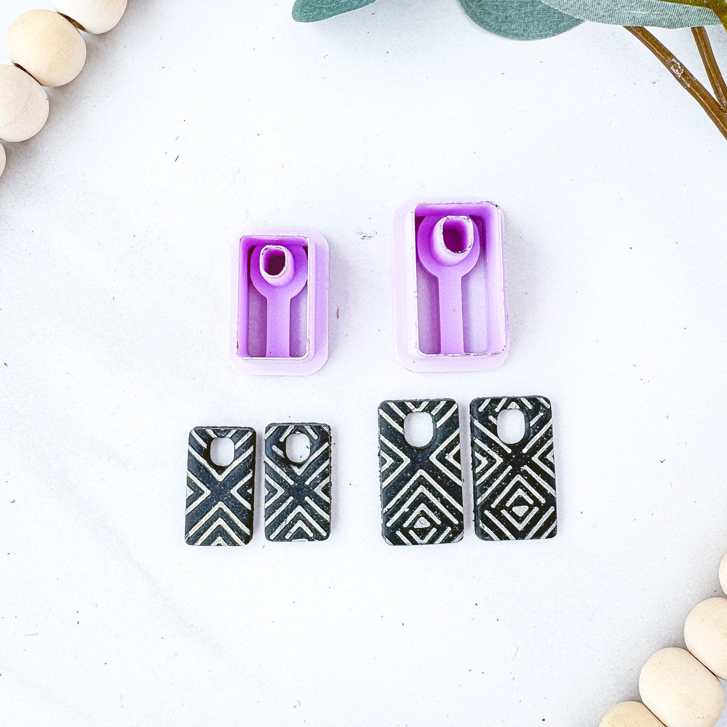 Round Rectangle Hoop/CJR Dangle Clay Cutter - February 2026 Launch