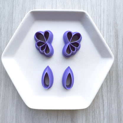 Gemma - Statement Scalloped Stud Set - Clay Cutter March 2024 Launch