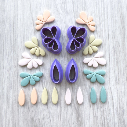 Gemma - Statement Scalloped Stud Set - Clay Cutter March 2024 Launch
