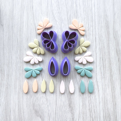 Gemma - Statement Scalloped Stud Set - Clay Cutter March 2024 Launch