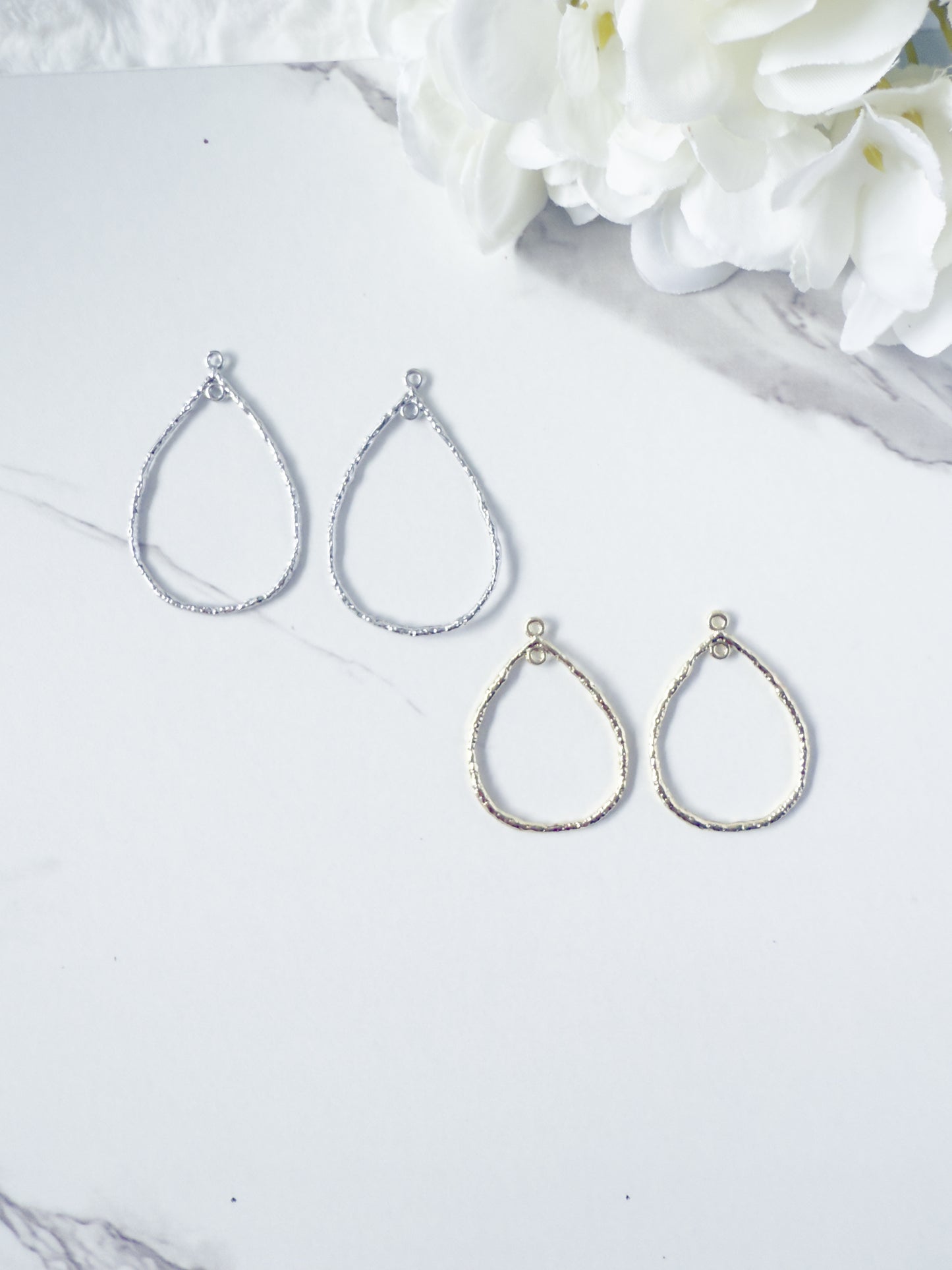 Teardrop Double Dangle Charm (10 PIECES)  - September 2025 Launch