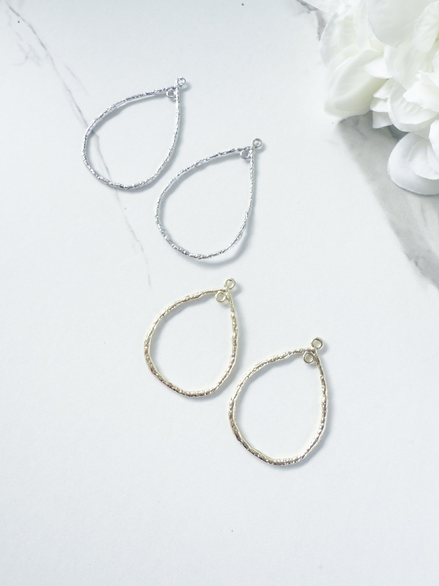 Teardrop Double Dangle Charm (10 PIECES)  - September 2025 Launch