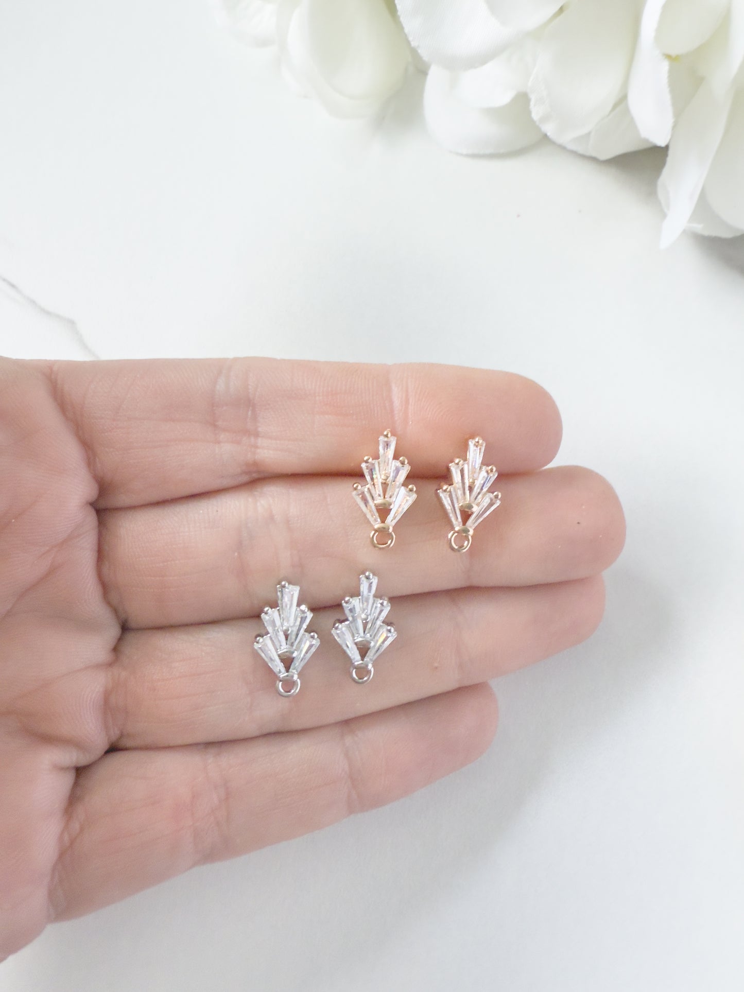 Antique CZ Stud Finding - 10 PIECES - September 2025 Launch