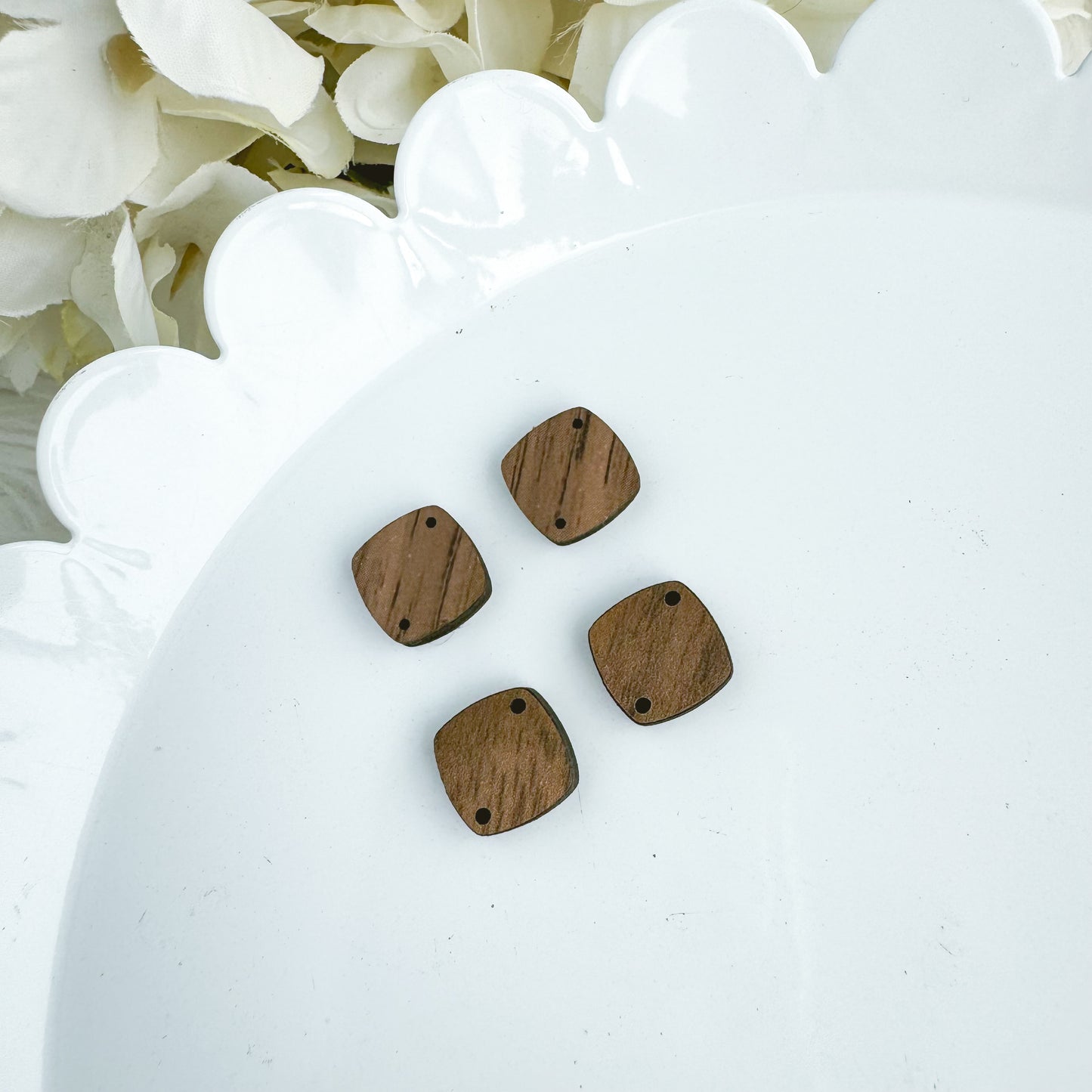 Wooden Connectors - MADE TO ORDER - 10 Pieces