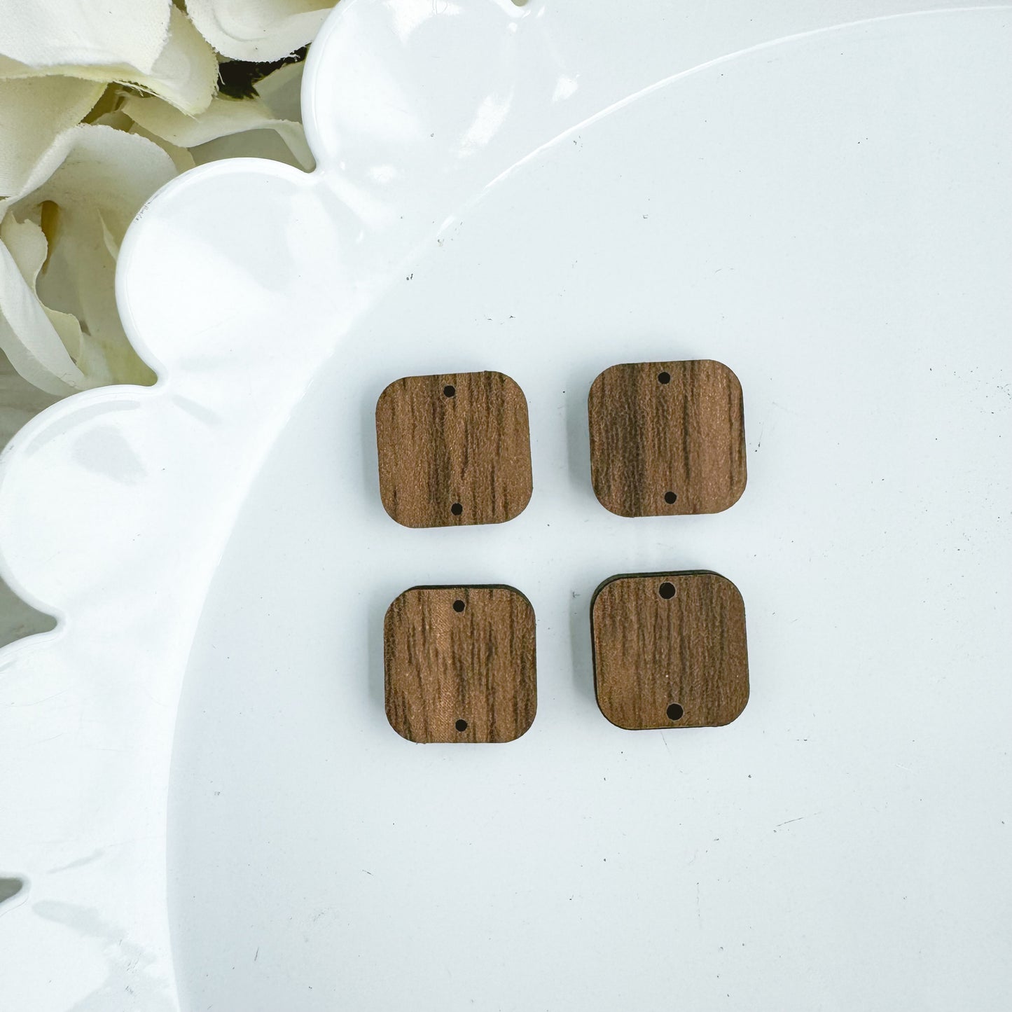 Wooden Connectors - MADE TO ORDER - 10 Pieces