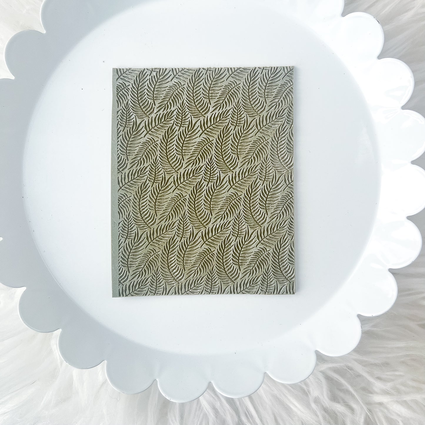 Palm Leaves Texture Mat - June 2024