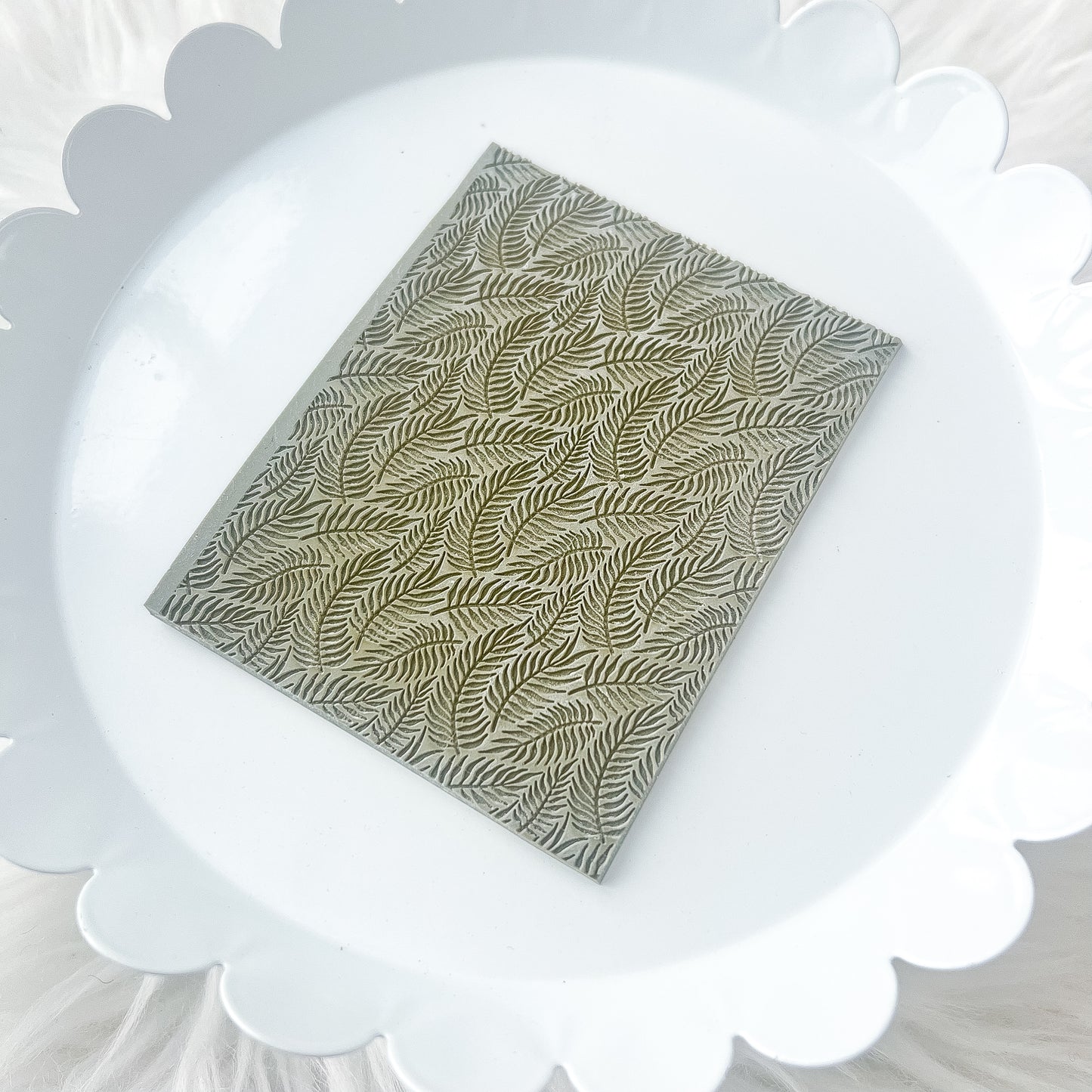 Palm Leaves Texture Mat - June 2024