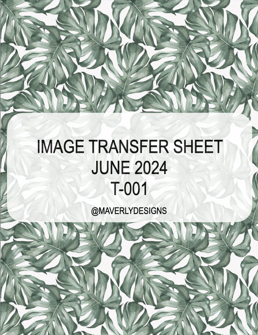 T-001 - Image Transfer Sheet - June 2024 Launch