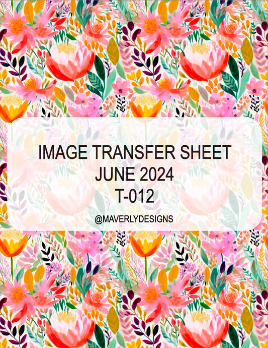 T-012 - Image Transfer Sheet - June 2024 Launch