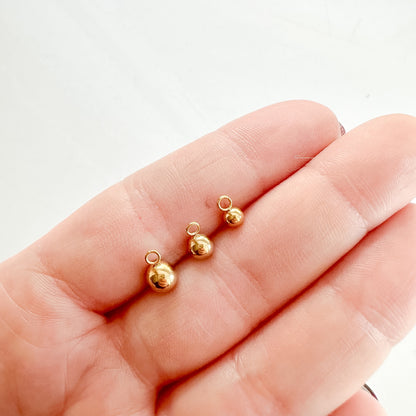 Ball Charm Dangles - 20 PIECES - OCTOBER LAUNCH