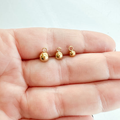 Ball Charm Dangles - 20 PIECES - OCTOBER LAUNCH