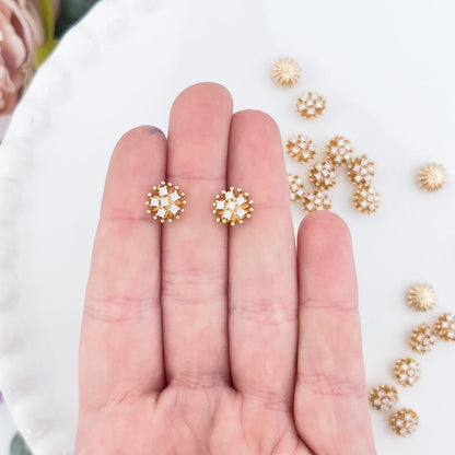 CZ Flower Center 9mm - 10 PIECES - June Launch