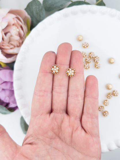 CZ Flower Center 9mm - 10 PIECES - June Launch