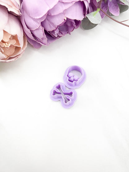 Skull and Cross Bones Clay Cutter Duo - August Launch