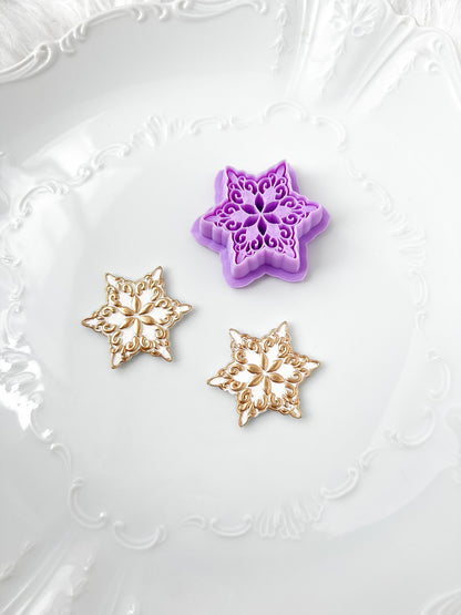 Fancy Imprint Snowflake Clay Cutter - September 2023
