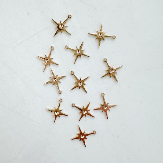 Pendant Star Charm - 10 PIECES - OCTOBER LAUNCH