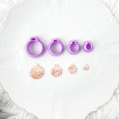 Round Christmas Bulb Clay Cutter - September 2023
