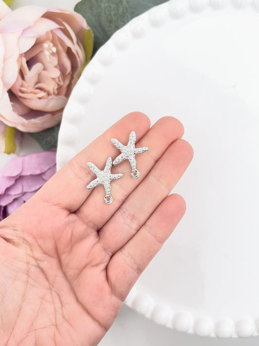 Starfish Textured Stud Finding - 10 PIECES - June Launch