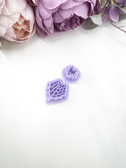 Spider and Web Clay Cutter Duo - August Launch