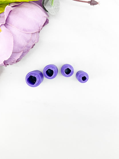 Rounded Flower Petal Micro - 4 Sizes - September 2023