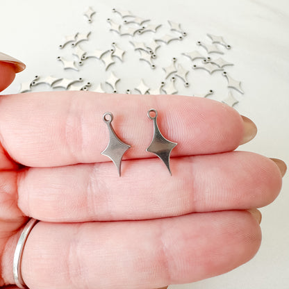 Boho Diamond Charm - 10 PIECES - OCTOBER LAUNCH